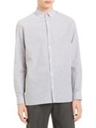 Calvin Klein Yarn-dye Seersucker Dobby Stripe Shirt