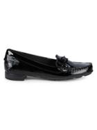 Anne Klein Hulia Moc-toe Leather Loafers
