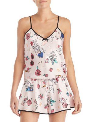 Kate Spade New York Printed V-neck Romper