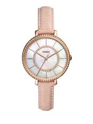 Fossil Jocelyn Three-hand Leather Watch