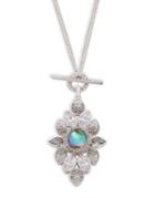 Judith Jack Crystal Faceted Pendant Necklace