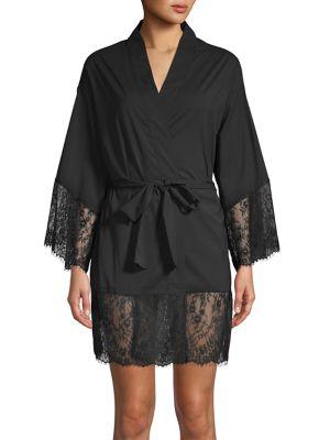 French Connection Chiffon And Lace Kimono