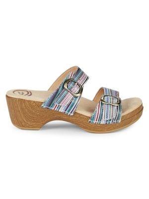 Dansko Sophie Multi-striped Clogs
