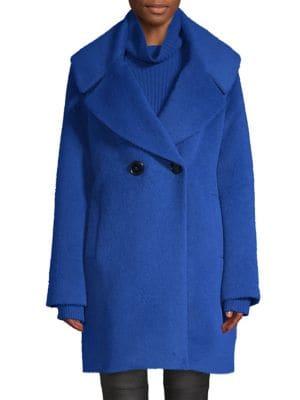 Elie Tahari Shiloh Wool & Alpaca Blend Coat