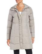Ellen Tracy Quilted Faux Fur-lined Jacket