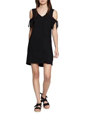 Sanctuary Lakeside Cold-shoulder Cotton Day Dress