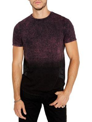 Buffalo David Bitton Tafliction Dip-dyed Cotton Tee