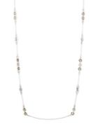 Ralph Lauren Two-tone 12k Gold And Silver Chain Necklace