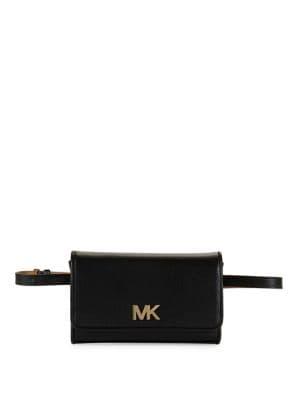 Michael Michael Kors Flap Leather Belt Bag