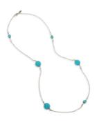 Miriam Haskell Woven Turquoise Beaded Ball Station Long Necklace