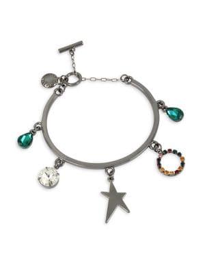 Bcbgeneration Red Carpet Confetti Star Multi Charm Toggle Bracelet