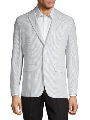 Lauren Ralph Lauren Classic-fit Seersucker Stretch Blazer