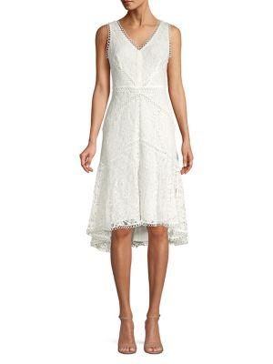 Taylor Floral Fit-&-flare Lace Dress