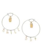 Bcbgeneration Affirmation Two-tone Chill Out Hoop Earrings, 2.5