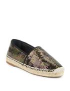 Marc Jacobs Sienna Sequined Espadrille Flats