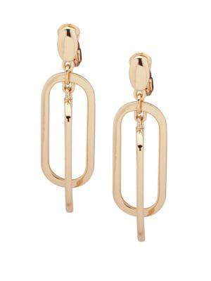Ak Anne Klein Orbital Clip Earrings