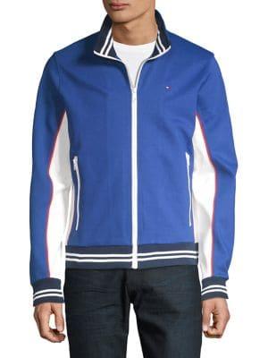 Tommy Hilfiger Stand Collar Colorblock Jacket