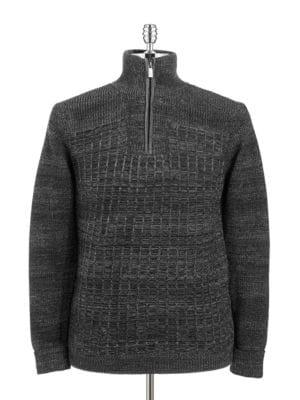 Vince Camuto Mockneck Zip Up