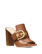 Michael Michael Kors Cooper Buckled Leather Mules