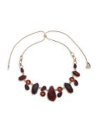 Lonna & Lilly Goldtone Crystal Pull Necklace