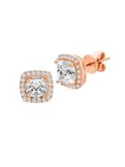 Lord & Taylor Crystal Halo Stud Gift Earrings