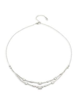 Nadri Revel Crystal Layered Necklace