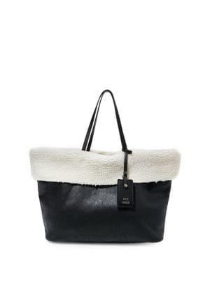 Steve Madden Carin Faux Fur Sherpa-lined Tote