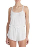 Rya Collection Embellished Squareneck Romper