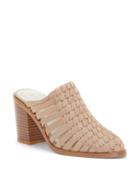 1.state Licha Suede Woven Mules