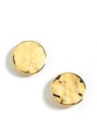 Kenneth Cole New York Hammered Circle Stud Earrings