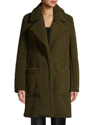 French Connection Oversized Faux Fur Coat