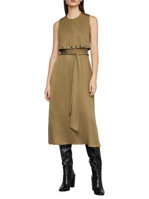 Bcbgmaxazria Studded Overlay Sheath Dress