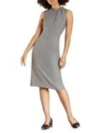 Brooks Brothers Red Fleece Bow Wool-blend Sheath Dress