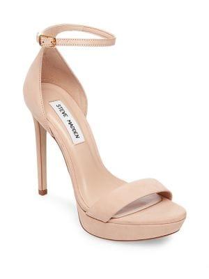 Steve Madden Starlet Nubuck Stiletto Platform Sandals