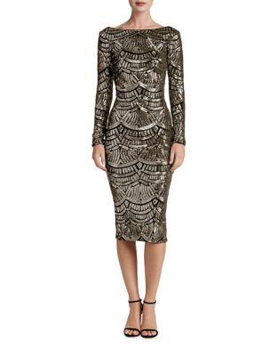 Dress The Population Sequined Bodycon Dress