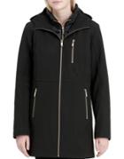 Calvin Klein Zip Front Hooded Coat