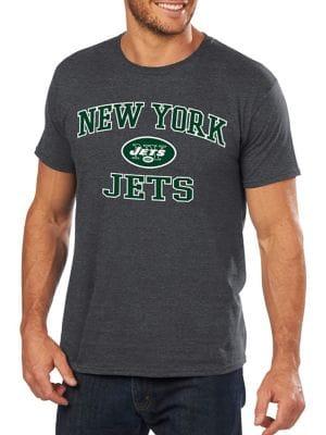 Majestic New York Jets Nfl Heart And Soul Iii Cotton Tee