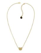 Karl Lagerfeld Sil Choupette Crystal Pendant Necklace