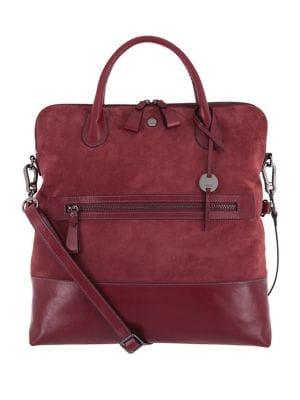 Lodis Wiltern Rfid Nia Convertible Suede & Leather Tote Backpack