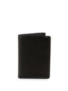 Perry Ellis Pebbled Leather Tri-fold Wallet With Keychain