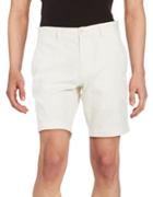 Black Brown Bedford Cord Shorts