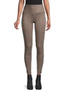 Design Lab Plaid High-rise Leggings