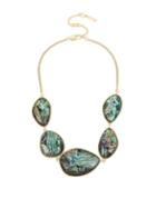 Kenneth Cole New York Abalone Goldtone Necklace