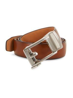 Black Brown Exact Fit Leather Belt