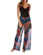 Miraclesuit Zip Drive Sheer Cover Up Pants