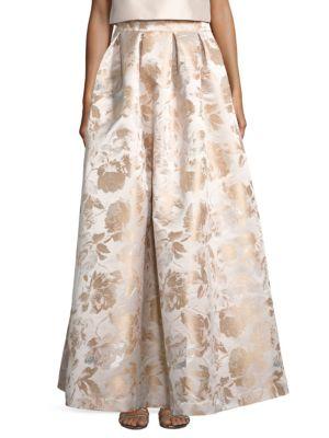 Eliza J Floral Textured Ball Gown Skirt