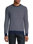 Black Brown Stripe Cashmere Sweater