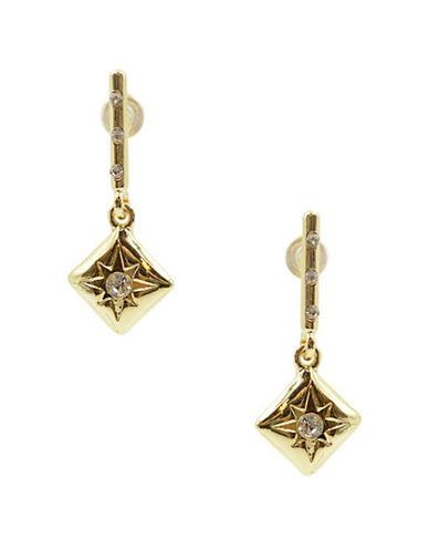 Kensie Star & Stone Drop Earrings