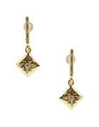 Kensie Star & Stone Drop Earrings