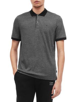 Calvin Klein Liquid Touch Feeder Stripe Polo